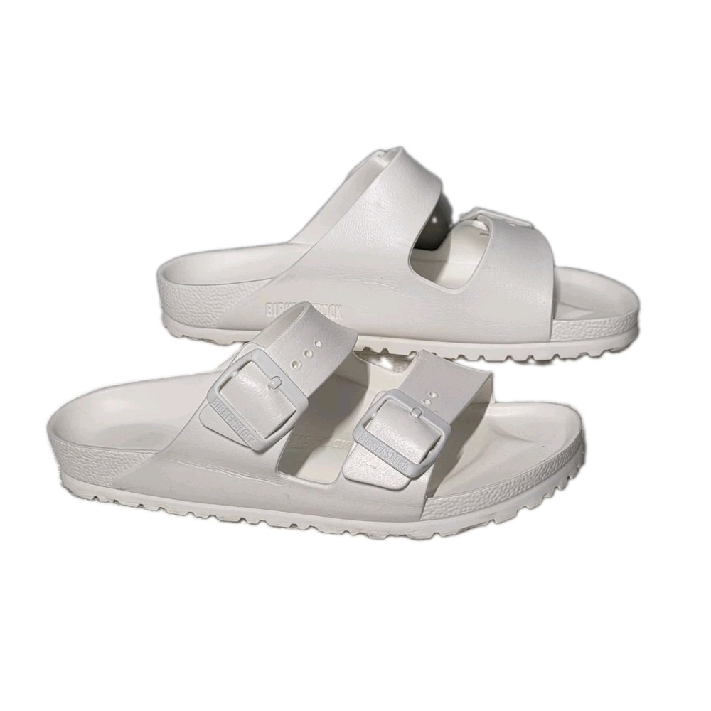 Birkenstock Arizona EVA White Waterproof Slide Sandals EU 38 US Women 7